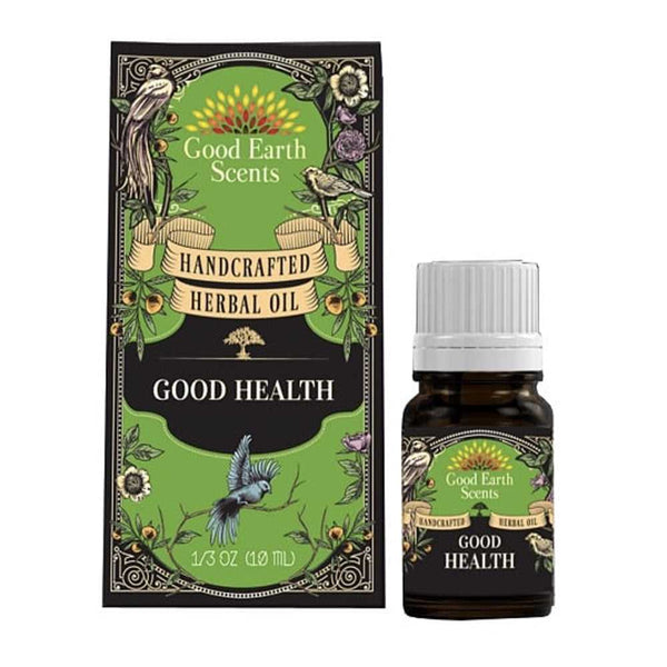 Herbal Oil Good Earth - Good Health Herbal Oil 57109 3 $ The Witches Sage LLC Stew's Incense