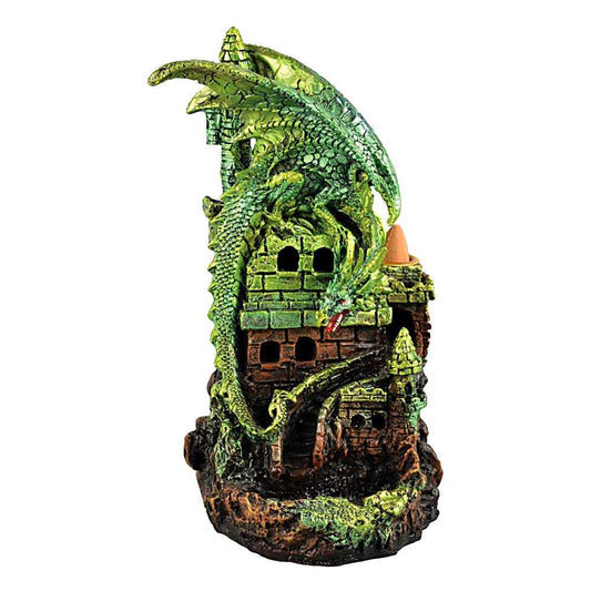Incense Burner Green Dragon Backflow Incense Burner BF2893 24 $ The Witches Sage LLC Stew's Incense