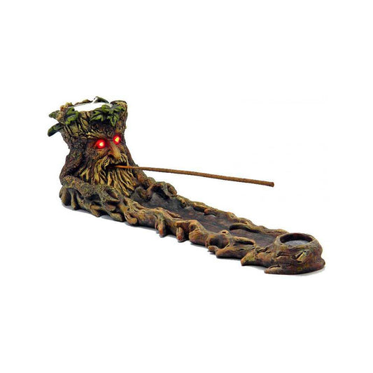 Incense Burner Green Man with LED Eyes Incense Burner IB121 19 $ The Witches Sage LLC Stew's Incense