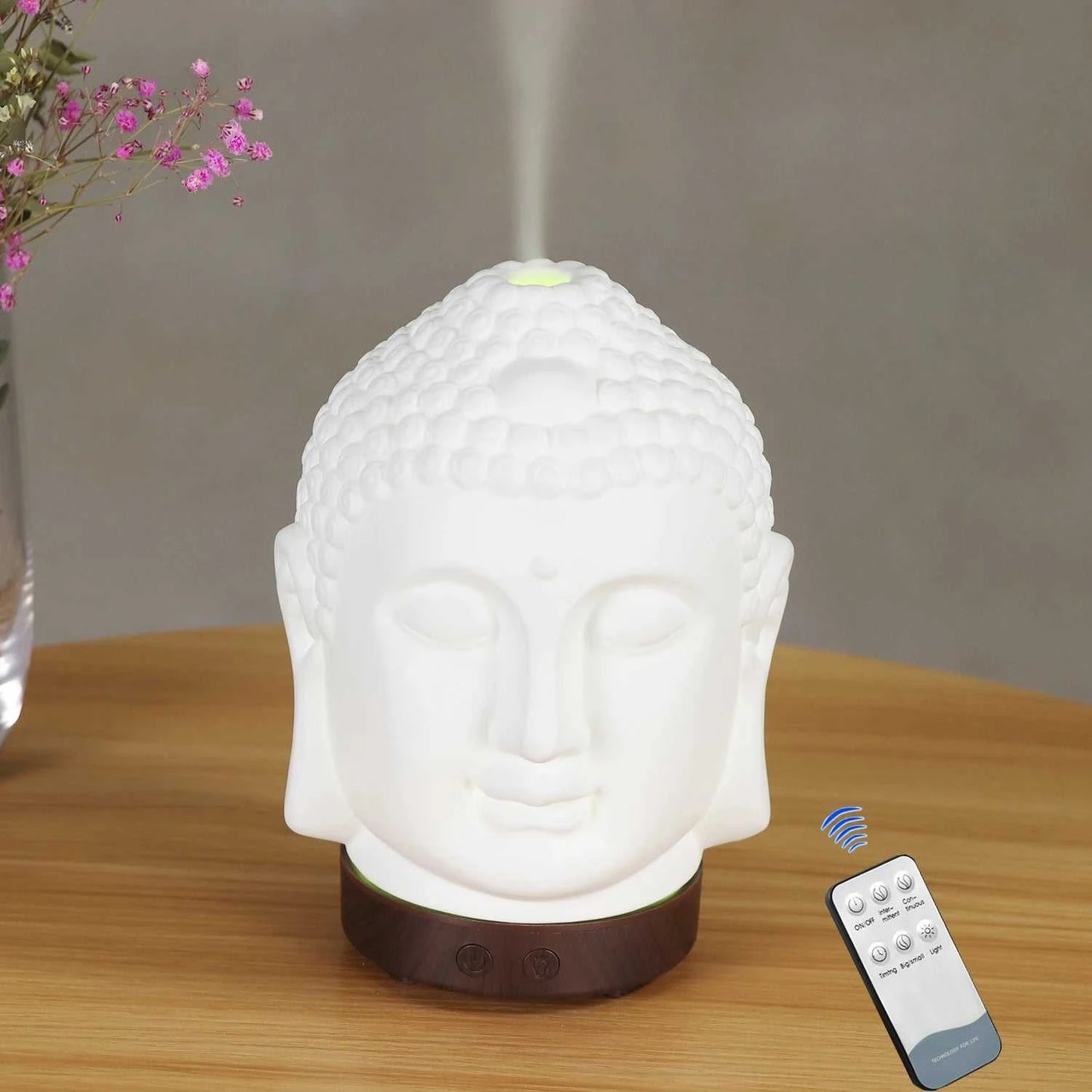  Wifi Control Air Humidifier Aroma Essential Oil Diffuser 7 Colors LED Night Light Cool Buddha Mist Maker Aromatherapy For Home 12000026780665879 83 $ THANKSHARE Official Store Stew's Incense