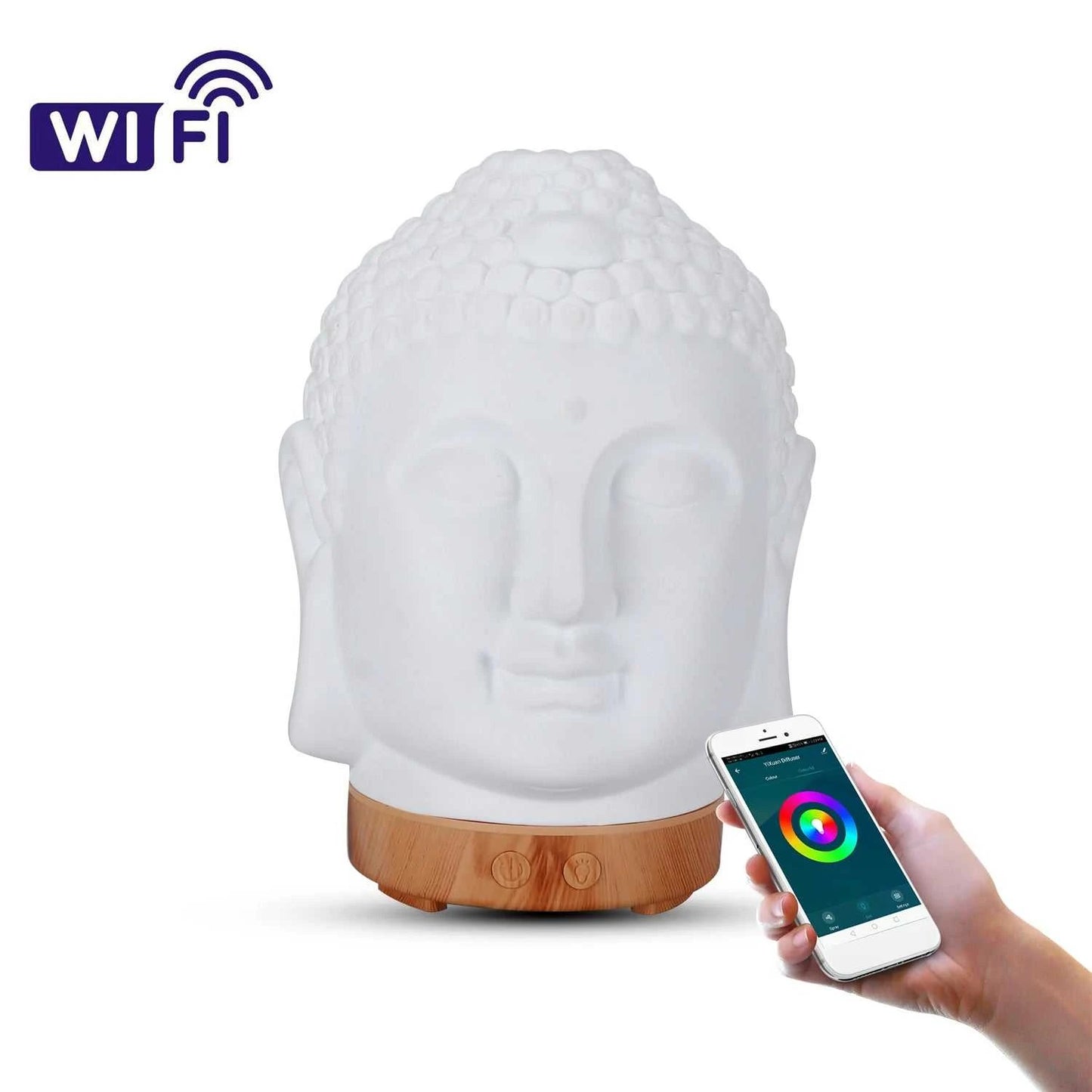  Wifi Control Air Humidifier Aroma Essential Oil Diffuser 7 Colors LED Night Light Cool Buddha Mist Maker Aromatherapy For Home 12000026780665879 83 $ Shop All THANKSHARE Official Store Stew's Incense