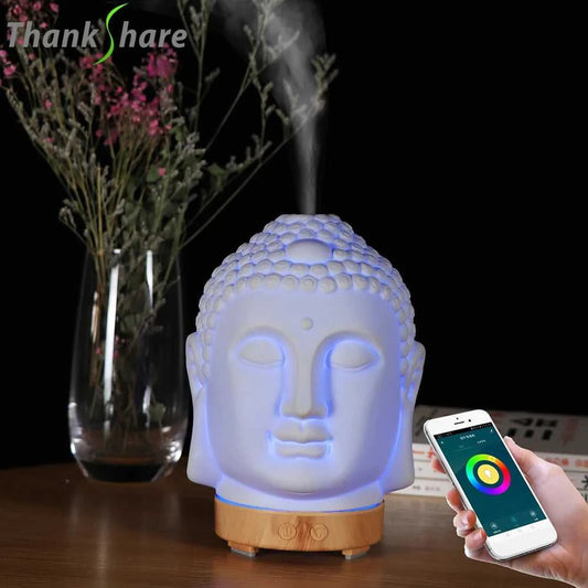  Wifi Control Air Humidifier Aroma Essential Oil Diffuser 7 Colors LED Night Light Cool Buddha Mist Maker Aromatherapy For Home 12000026780665879 83 $ THANKSHARE Official Store Stew's Incense