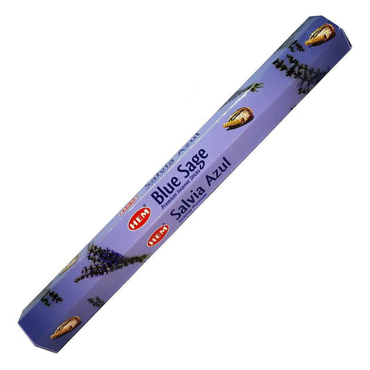 Incense HEM Blue Sage Incense Sticks BSAGE20 (HM366B) 1 $ Shop All The Witches Sage LLC Stew's Incense
