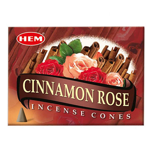 Incense Hem Cinnamon Rose Incense Cones 4971 1 $ Shop All The Witches Sage LLC Stew's Incense