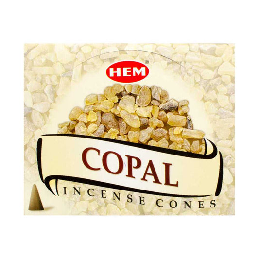 Incense HEM Copal Incense Cones HMC37 1 $ Shop All The Witches Sage LLC Stew's Incense