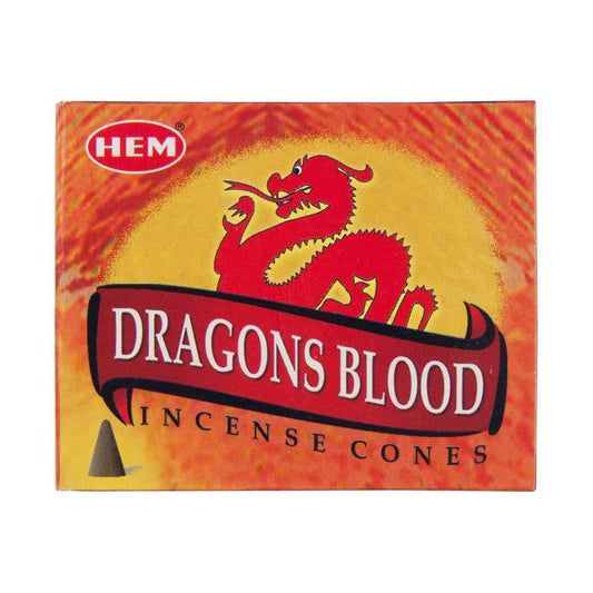 Incense HEM Dragons Blood Incense Cones HMC29 (DB12) 1 $ The Witches Sage LLC Stew's Incense