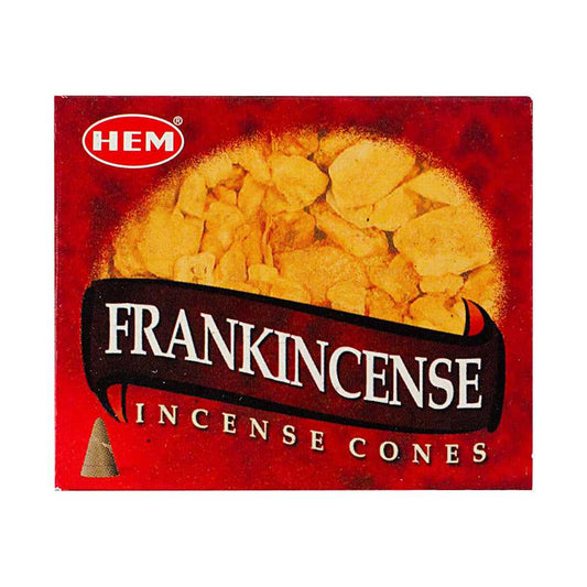 Incense HEM Frankincense Incense Cones HMC06 (FI12) 1 $ Shop All The Witches Sage LLC Stew's Incense
