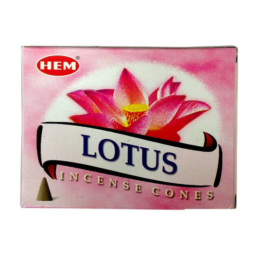 Incense HEM Lotus Incense Cones HMC18 1 $ Shop All The Witches Sage LLC Stew's Incense