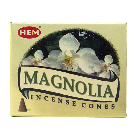 Incense HEM Magnolia Incense Cones MG12 1 $ The Witches Sage LLC Stew's Incense
