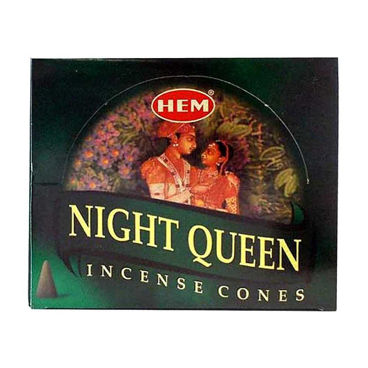 Incense HEM Night Queen Incense Cones NQ12 1 $ Shop All The Witches Sage LLC Stew's Incense