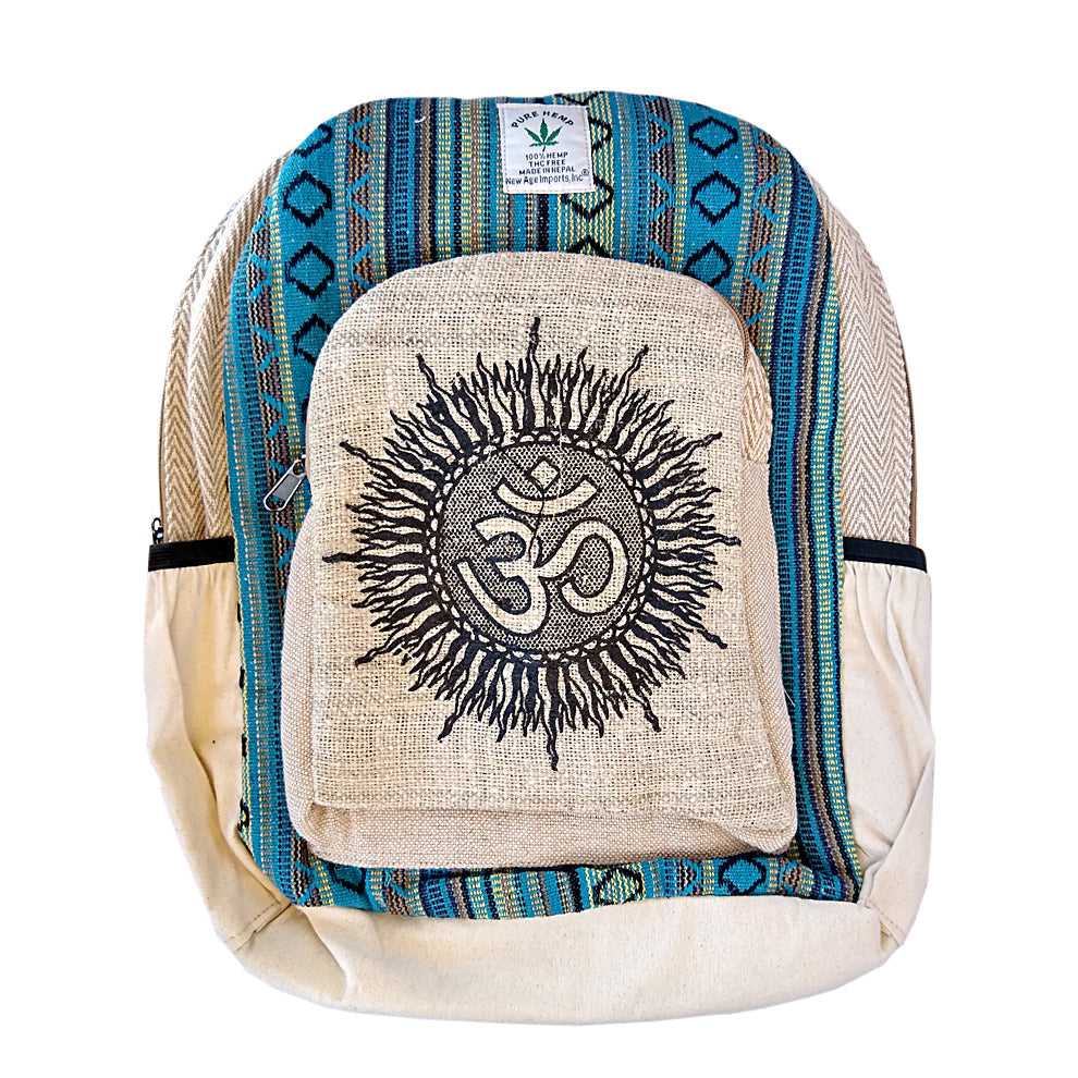Backpack HEMP OM Backpack HMPBG-005 32 $ The Witches Sage LLC Stew's Incense
