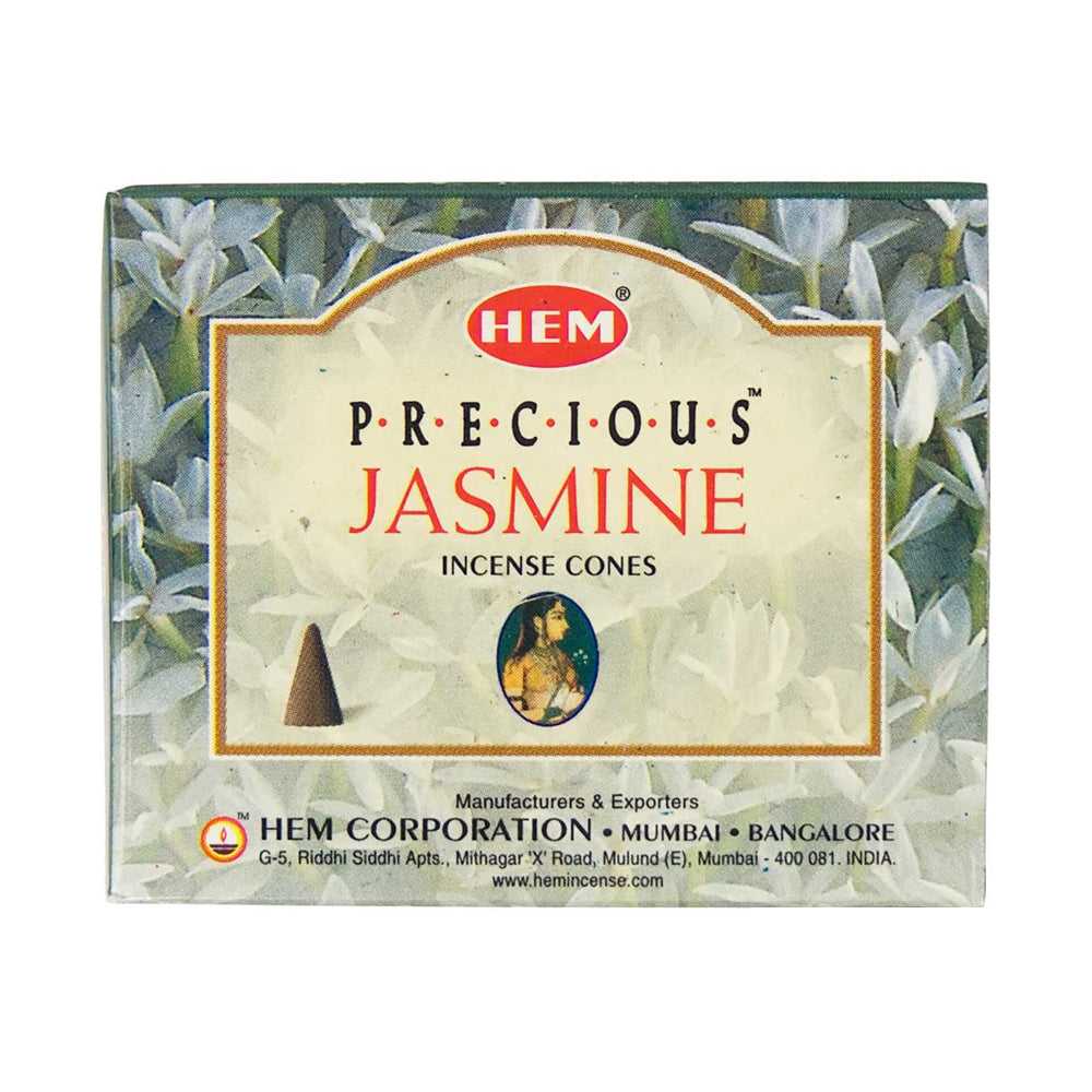 Incense HEM Precious Jasmine Incense Cones HMC02 1 $ Shop All The Witches Sage LLC Stew's Incense