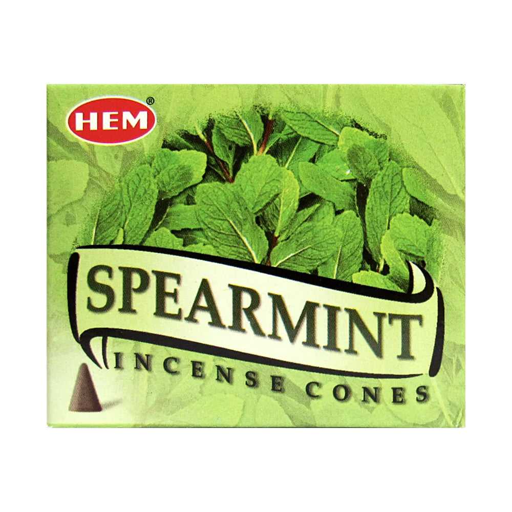 Incense HEM Spearmint Incense Cones SPM12 1 $ Shop All The Witches Sage LLC Stew's Incense