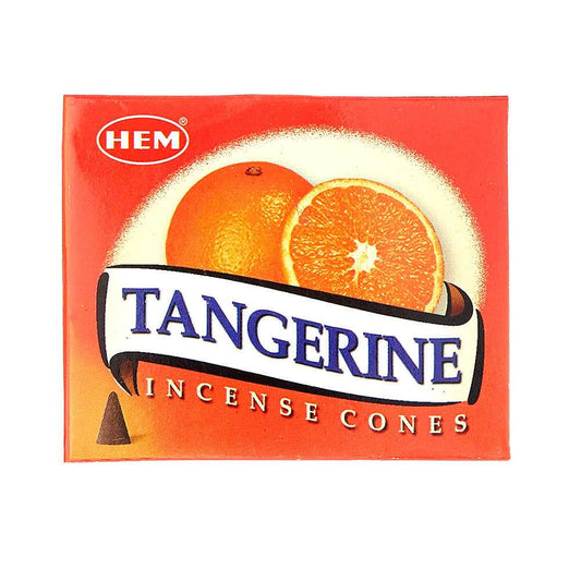 Incense HEM Tangerine Incense Cones HMC26 1 $ Shop All The Witches Sage LLC Stew's Incense