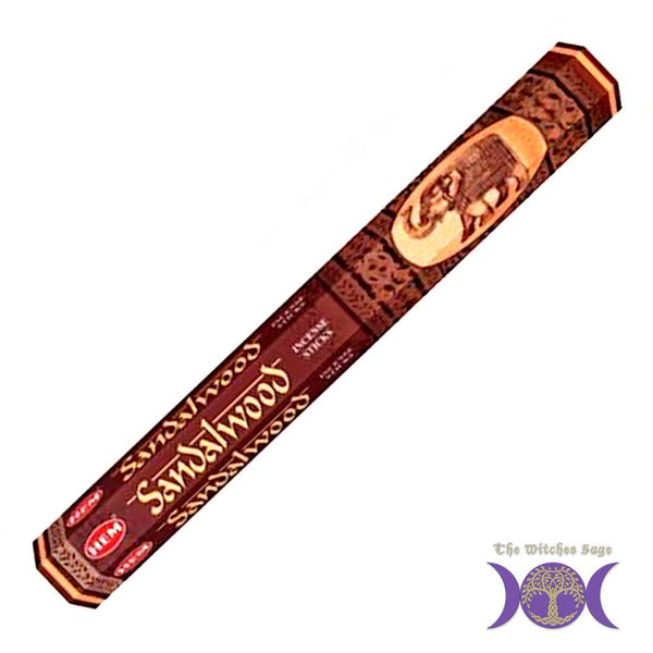 Incense HEM Sandalwood Incense Sticks HM327B (SD20) 1 $ Shop All The Witches Sage LLC Stew's Incense