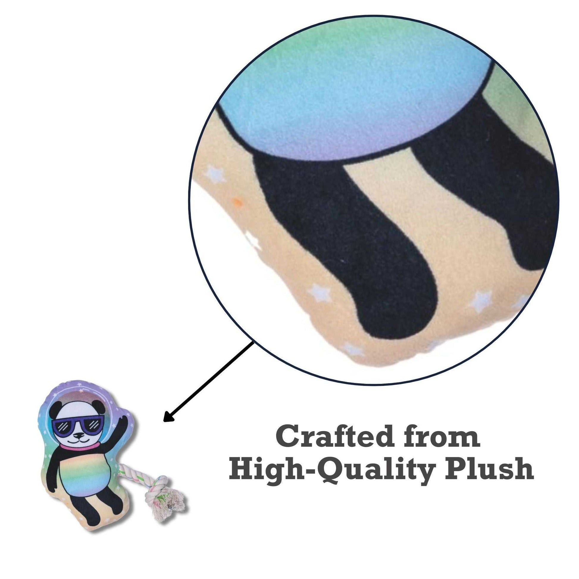 Chew Toys Space Panda Plush Dog Toy – with Squeaker & Crinkle Paper for Fun Play HOM322 12 $ Pet Lovers Store American Pet Supplies Stew's Incense