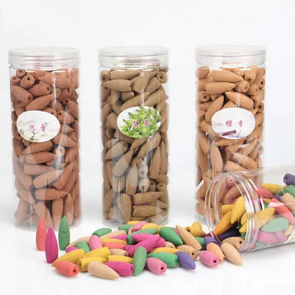  Fragrance Backflow Incense Cone 168Pcs Big Incense Cones Max Capacity Box Incense for Waterfall Incense Burner Smell Remove 12000040026016168 26 $ TINYPRICE Store Stew's Incense