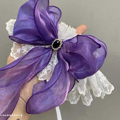 Collar Lace The Lace Bloom Collar - Floral Bib Necklace for Dogs 14:193#purple;5:100014064#XS 43 $ Pet Lovers Shop All Products Fashioned Furbabies Stew's Incense