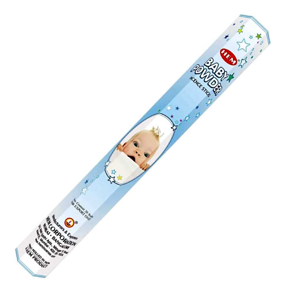Incense Hem Baby Powder Incense Sticks H220- BABYPOWDER 1 $ Shop All The Witches Sage LLC Stew's Incense