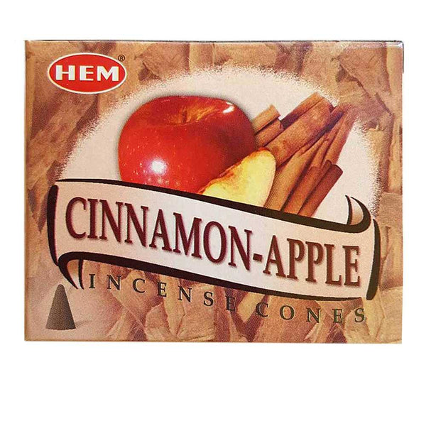 Incense Hem Cinnamon-Apple Incense Cones HMC42 (CA12) 1 $ Shop All The Witches Sage LLC Stew's Incense
