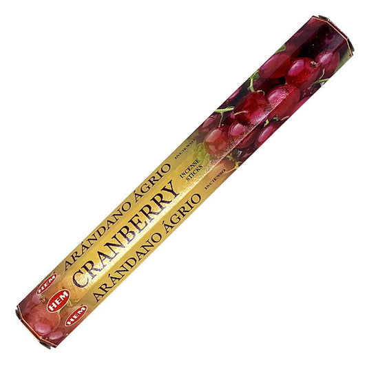 Incense Hem Cranberry Incense Sticks 0048 1 $ The Witches Sage LLC Stew's Incense