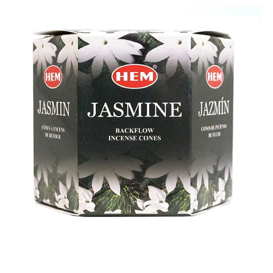 Incense Hem Jasmine Backflow Cones HBFC-JS 4 $ Shop All The Witches Sage LLC Stew's Incense