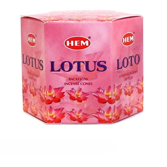 Incense Hem Lotus Backflow Incense Cones HBFC-LT 4 $ Shop All The Witches Sage LLC Stew's Incense