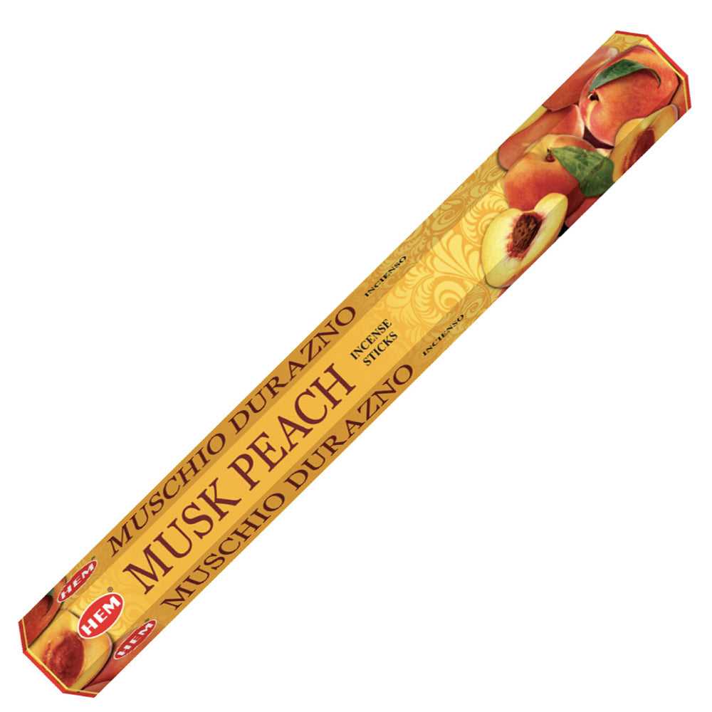 Incense Hem Musk Peach Incense Sticks 1597 1 $ Shop All The Witches Sage LLC Stew's Incense