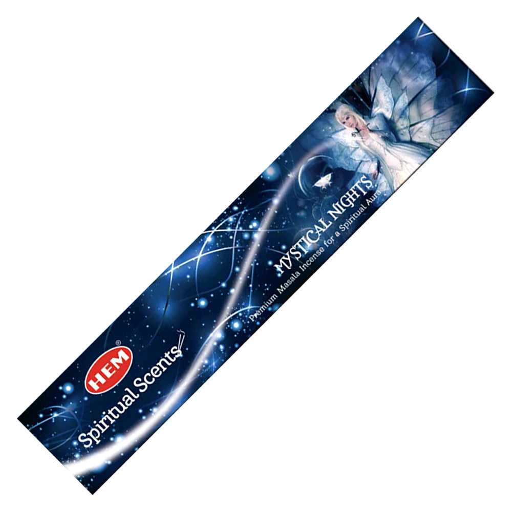 Incense Hem Mystical Nights Premium Masala Incense Sticks (Spiritual Scents Series) HEM15-04 2 $ Shop All The Witches Sage LLC Stew's Incense