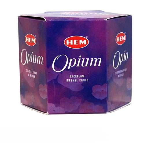 Incense Hem Opium Backflow Incense Cones HBFC-OP 4 $ Shop All The Witches Sage LLC Stew's Incense