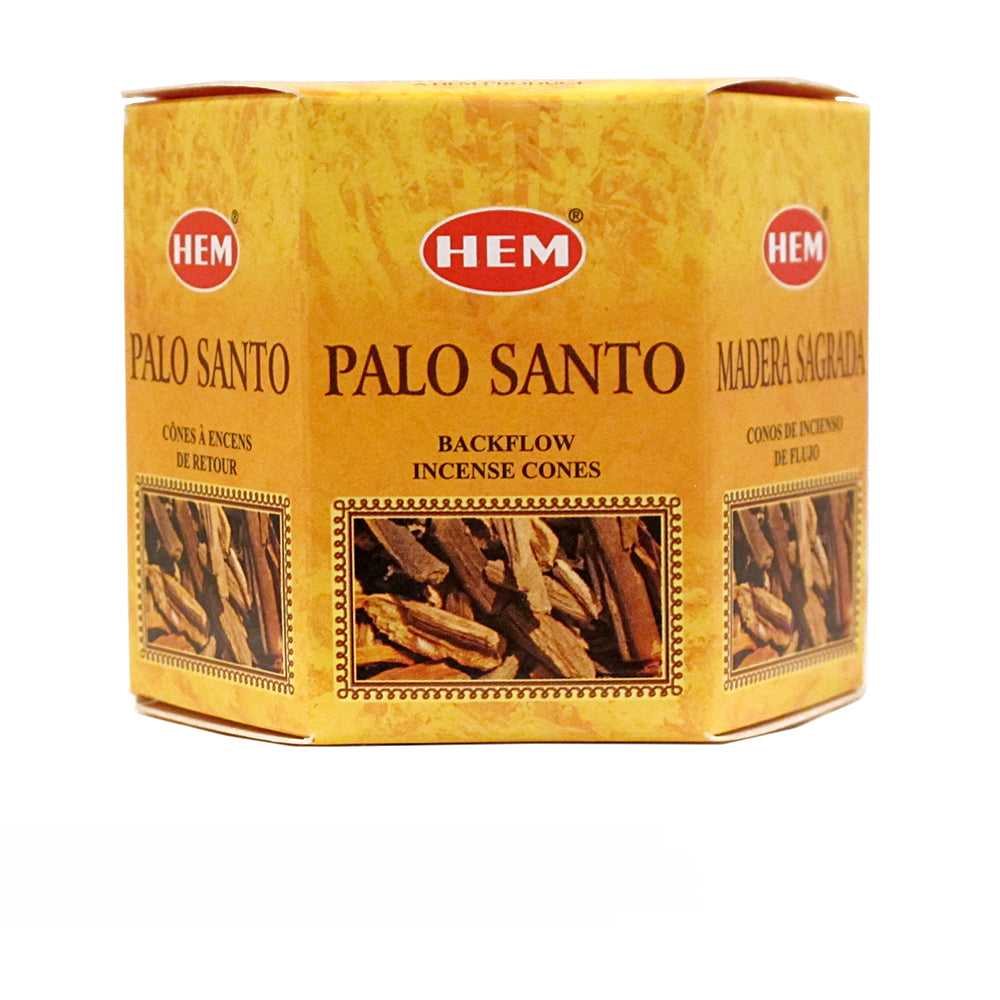 Incense Hem Palo Santo Backflow Cones HBFC-PS 4 $ Shop All The Witches Sage LLC Stew's Incense