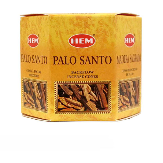 Incense Hem Palo Santo Backflow Cones HBFC-PS 4 $ Shop All The Witches Sage LLC Stew's Incense