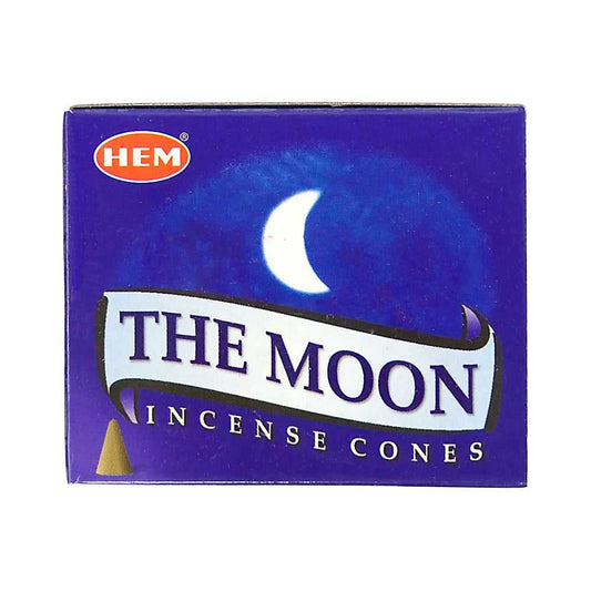 Incense HEM The Moon Incense Cones HMC12 (TM12) 1 $ Shop All The Witches Sage LLC Stew's Incense