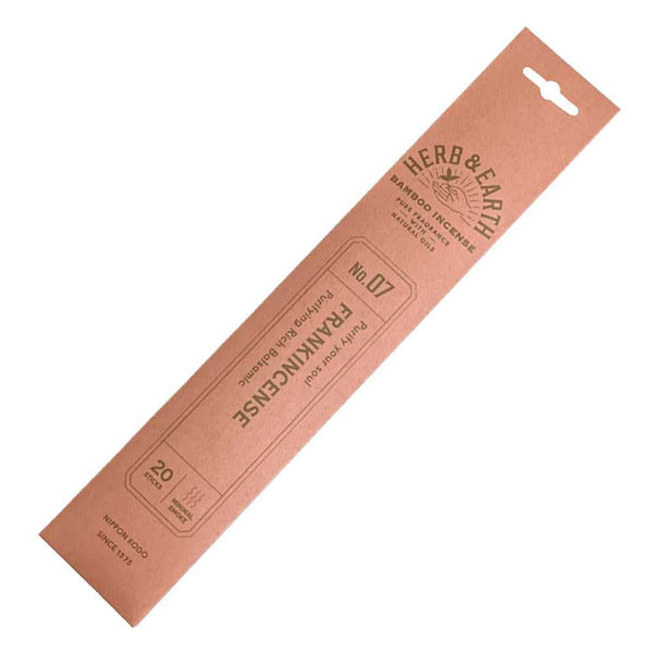 Incense Herb & Earth Frankincense Bamboo Incense Sticks (Nippon Kodo) 70007 4 $ The Witches Sage LLC Stew's Incense