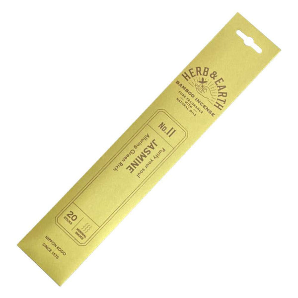 Incense Herb & Earth Jasmine Bamboo Incense Sticks (Nippon Kodo) 70011 4 $ Shop All The Witches Sage LLC Stew's Incense