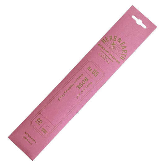 Incense Herb & Earth Rose Bamboo Incense Sticks (Nippon Kodo) 70005 4 $ Shop All The Witches Sage LLC Stew's Incense
