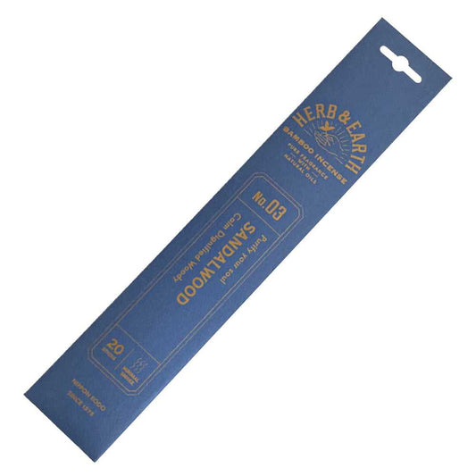 Incense Herb & Earth Sandalwood Bamboo Incense Sticks (Nippon Kodo) 70003 4 $ The Witches Sage LLC Stew's Incense