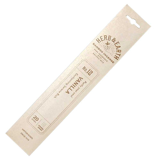 Incense Herb & Earth Vanilla Bamboo Incense Sticks (Nippon Kodo) 70012 4 $ The Witches Sage LLC Stew's Incense