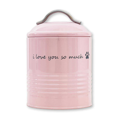 Treat Jar "I Love You So Much" Dog Treat Canister Gift Set – Pink & Blue PL3300 28 $ Pet Lovers Store American Pet Supplies Stew's Incense