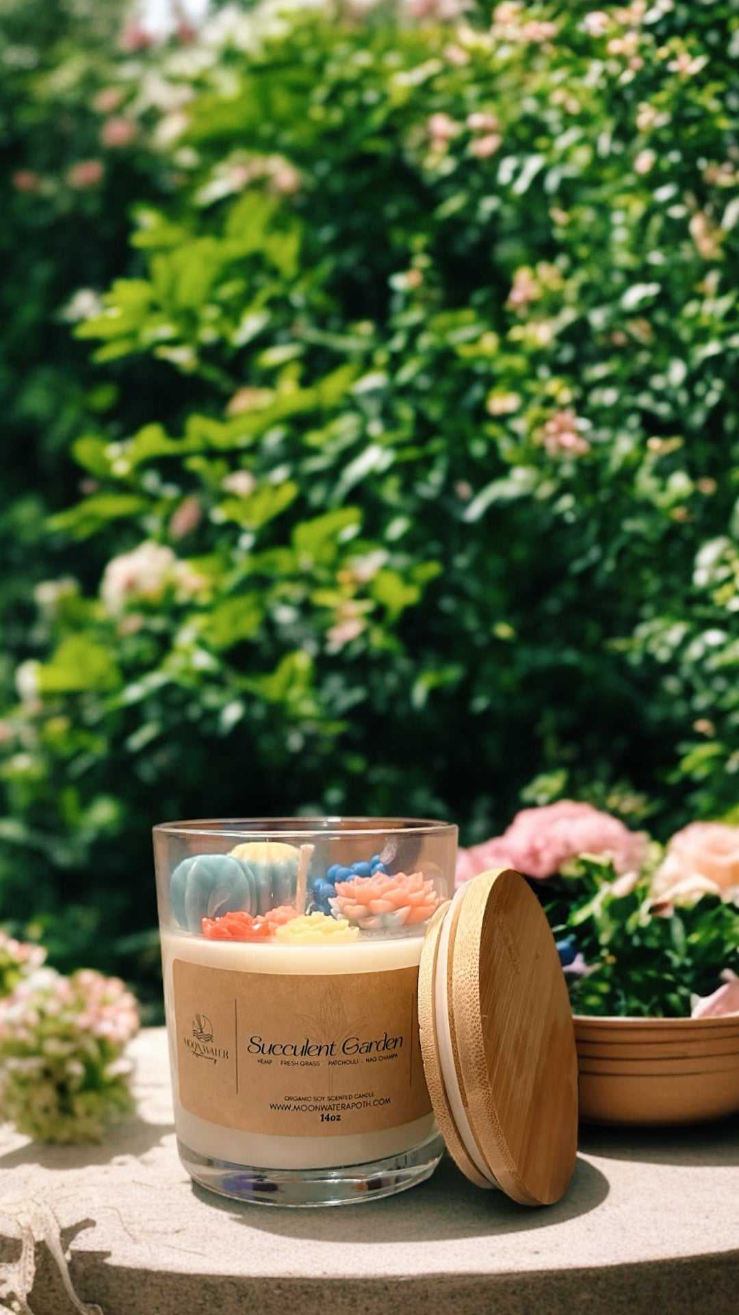  Succulent Garden Candle - LIMITED EDITION! (*NEW*) sku-41946266730586 17 $ Shop All Moon Water Apothecary Stew's Incense