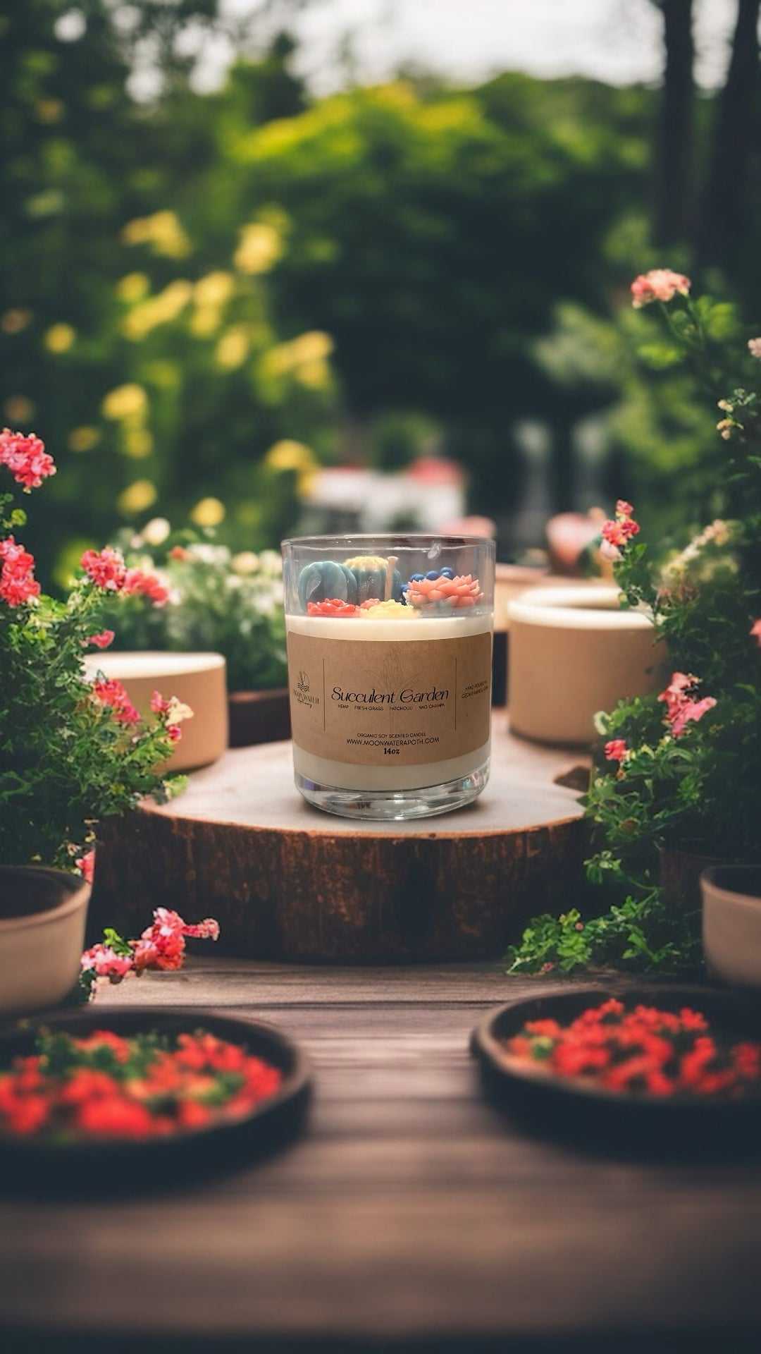  Succulent Garden Candle - LIMITED EDITION! (*NEW*) sku-41946266730586 17 $ Shop All Moon Water Apothecary Stew's Incense
