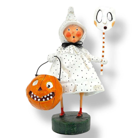 Figurines Polk-A-Dottie Boo Halloween Lori Mitchell Collectible Figurine 36197LM 32 $ Shop All Quirks! Stew's Incense