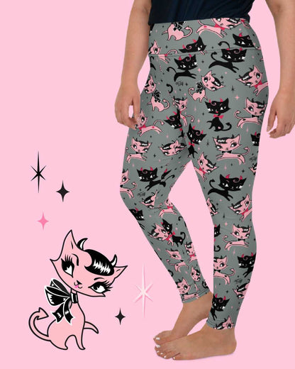 Leggings "Bad Kitty" Leggings by Miss Fluff x Lipstick & Chrome TC2 LCL-16C 24 $ Shop All Quirks! Stew's Incense