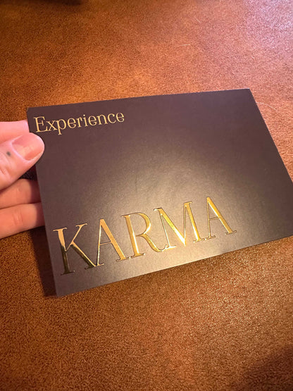  KARMA CANDLE - HIDDEN CRYSTALS INSIDE! Organic Soy 8oz, Insanely long lasting! sku-41613126533210 32 $ Shop All Moon Water Apothecary Stew's Incense