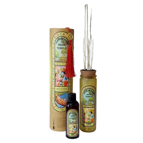 Diffuser Song of India - India Temple Reed Diffuser 100ml INT-RD 21 $ The Witches Sage LLC Stew's Incense