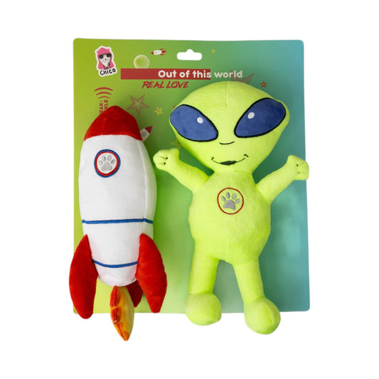 Chew Toys Space Alien & Rocket Plush Dog Toy Gift Set – with Squeaker & Crinkle Paper for Fun Play HOM305 24 $ Shop All American Pet Supplies Stew's Incense