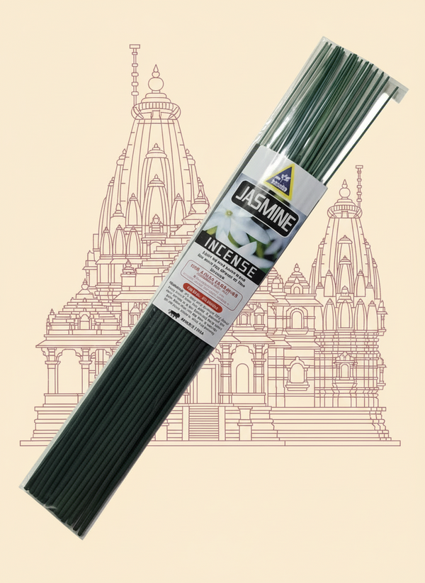 Aasha Jasmine Jumbo Incense Sticks-16 Inch-25 Sticks