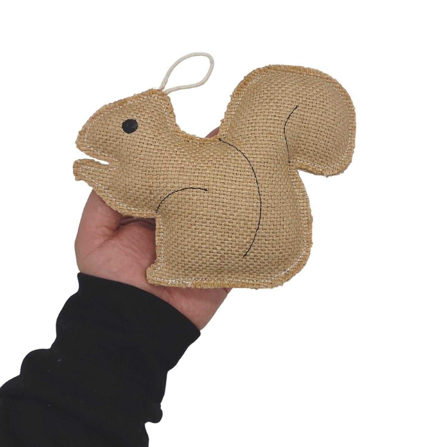 Jute Toys Rustic Jute Squirrel Dog Chew Toy – Non-Toxic & Safe, Soft & Gentle ECO7403 12 $ Pet Lovers Store American Pet Supplies Stew's Incense