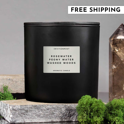 Environment - Candle 55oz Rosewater | Peony Water | Washed Woods Candle (Inspired by Issey Miyake L'Eau d'Issey®) EN-CAN55-ISSEY 139 $ Candles Stone Candles Stew's Incense