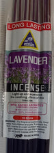 Load image into Gallery viewer, Aasha Lavender Jumbo Incense Sticks-19 Inch-10 Sticks